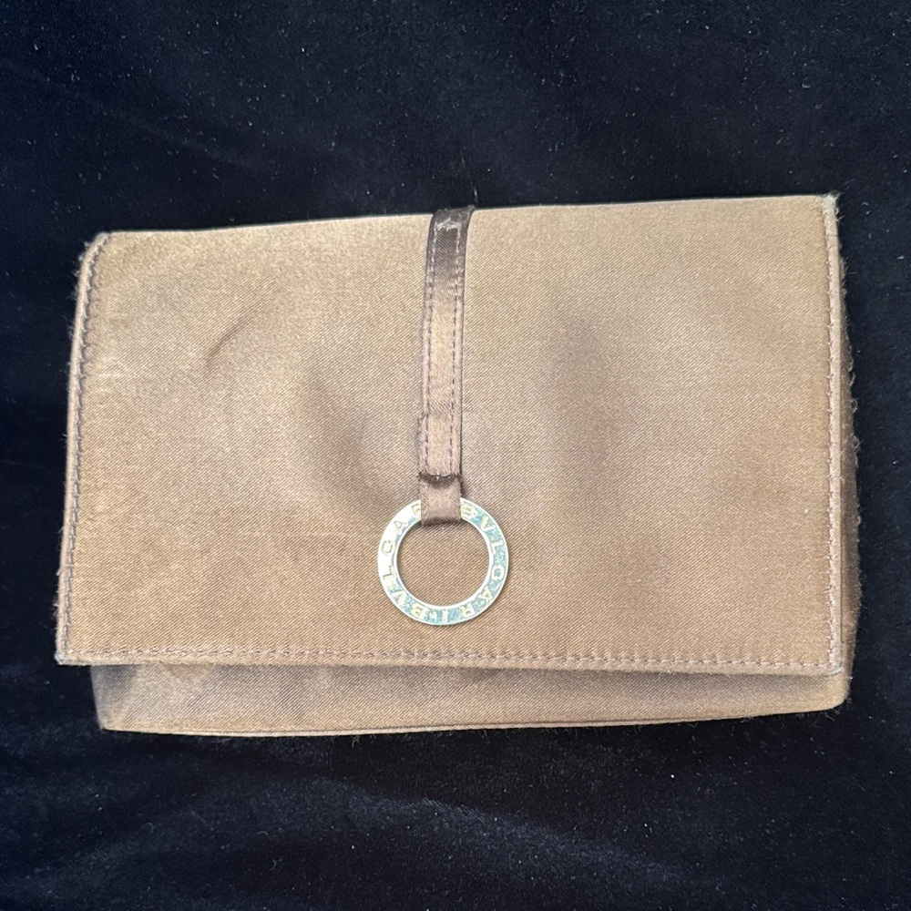 BVLGARI Satin Travel Pouch